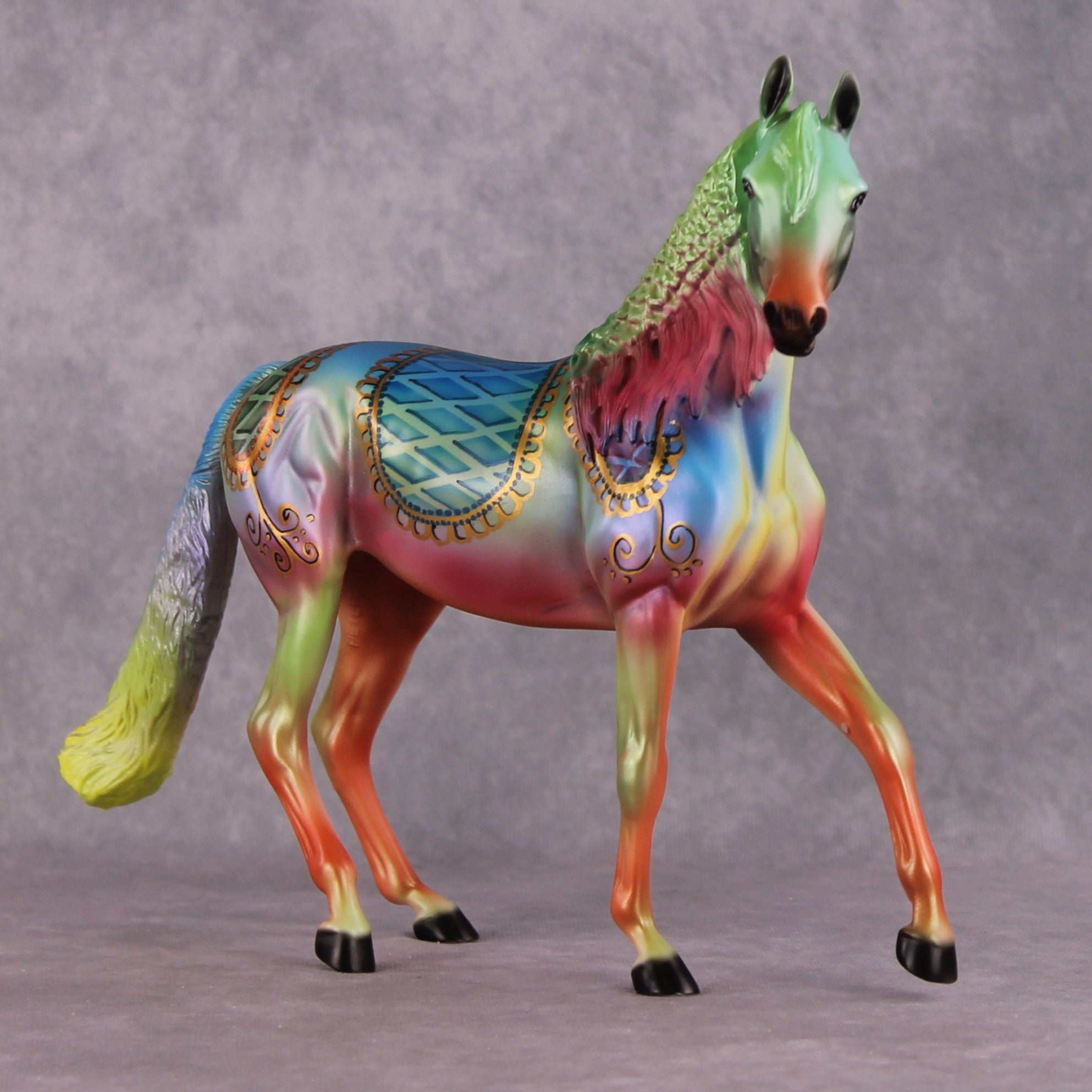 "Fiesta" OOAK FCM Arab Mare By Dawn Quick SHCF25