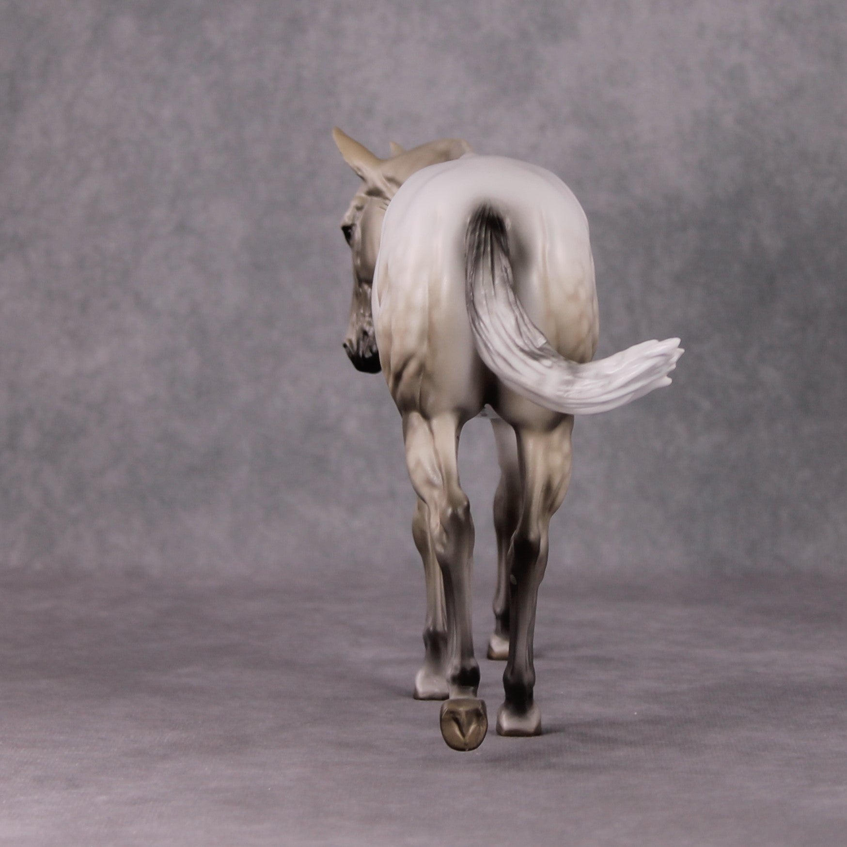 Demuresty OOAK Dappled Grey Mule By Dawn Quick HS24 MHP Auction Piece