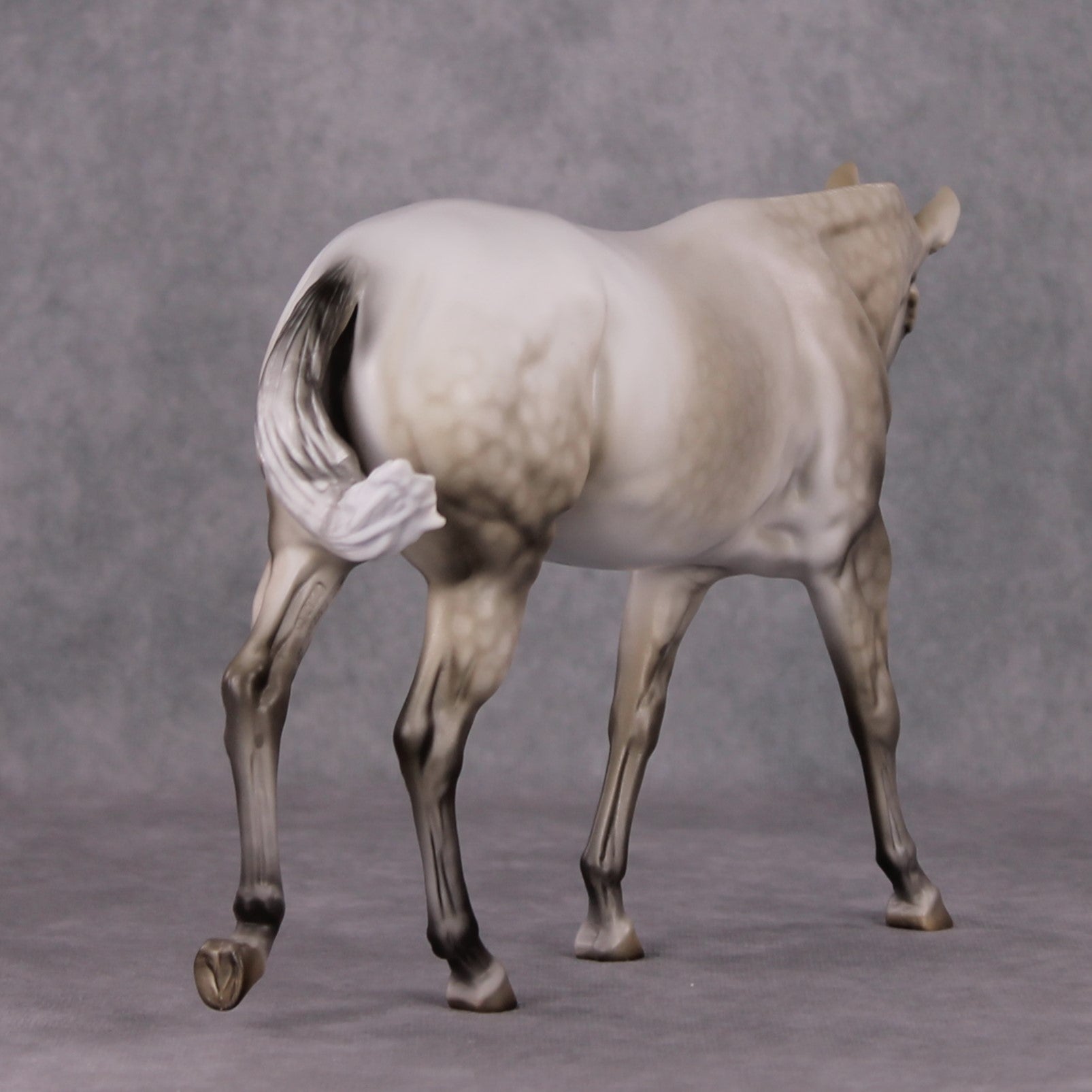 Demuresty OOAK Dappled Grey Mule By Dawn Quick HS24 MHP Auction Piece