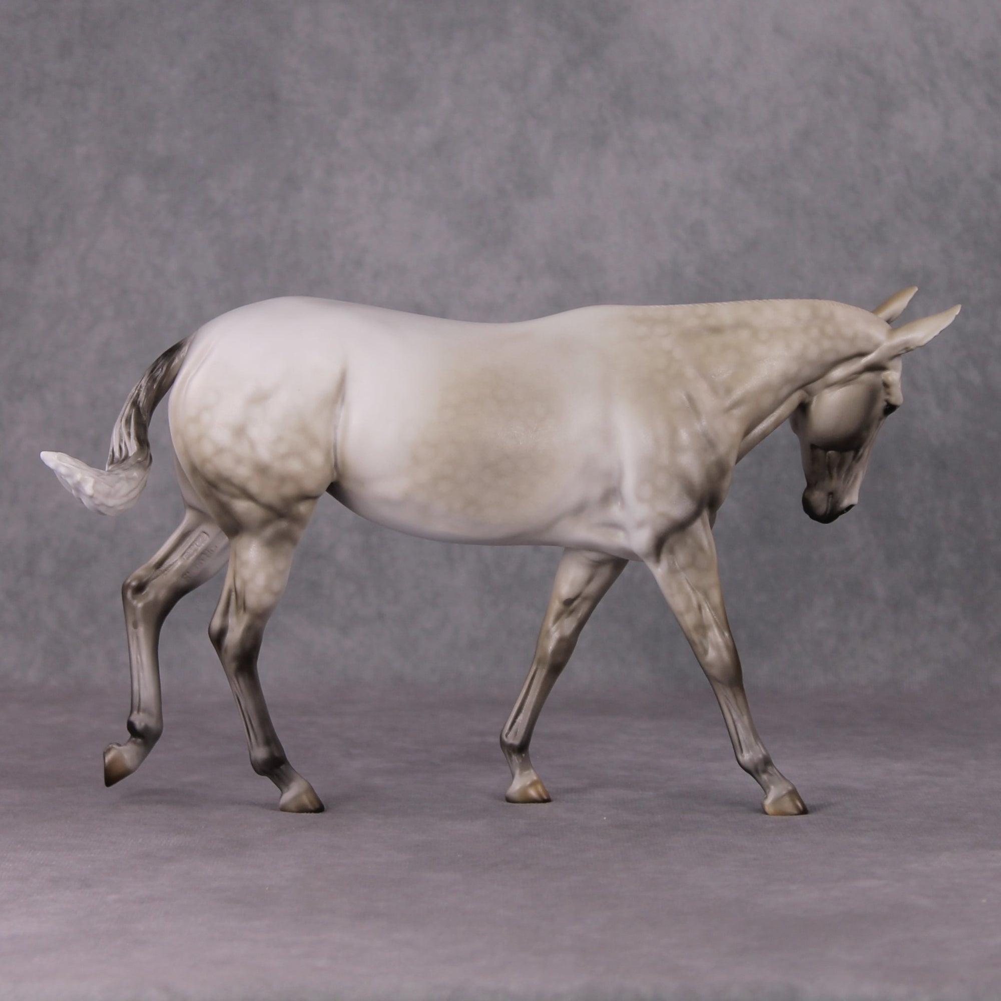 Demuresty OOAK Dappled Grey Mule By Dawn Quick HS24 MHP Auction Piece