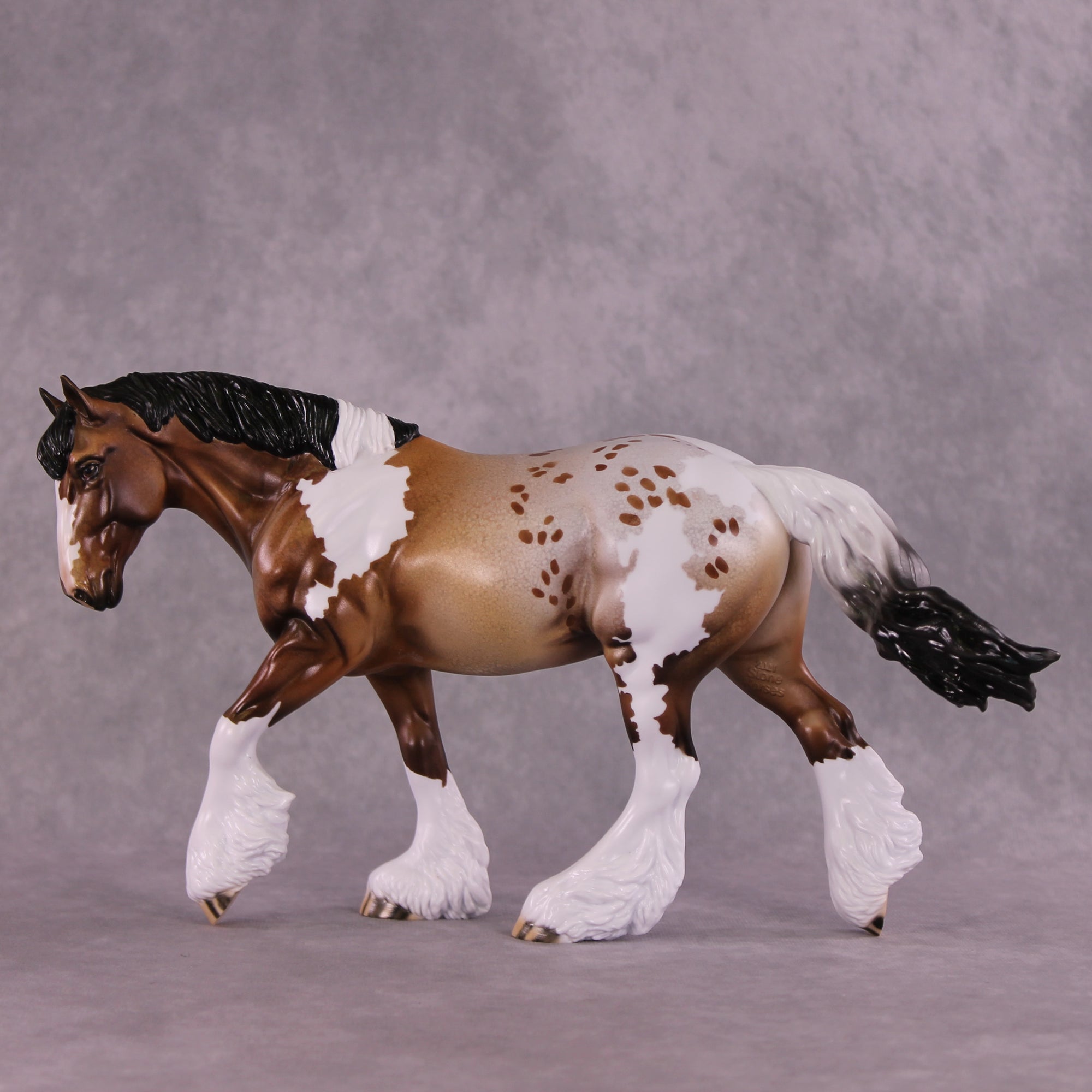 "Cinnamon Sugar" OOAK FCM Irish Cob by Dawn Quick EQ25