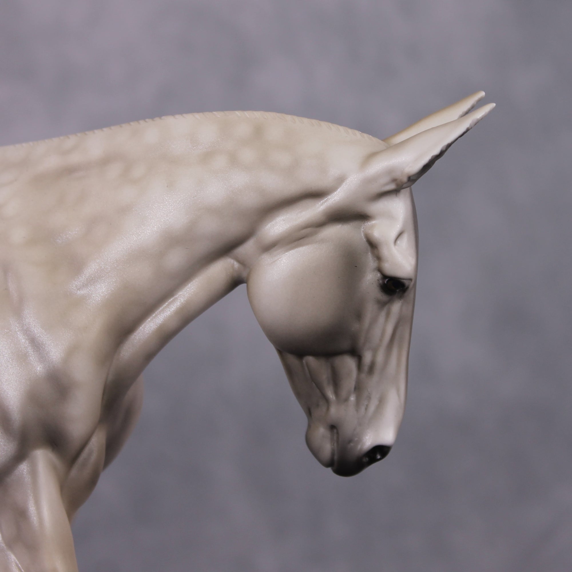 Demuresty OOAK Dappled Grey Mule By Dawn Quick HS24 MHP Auction Piece