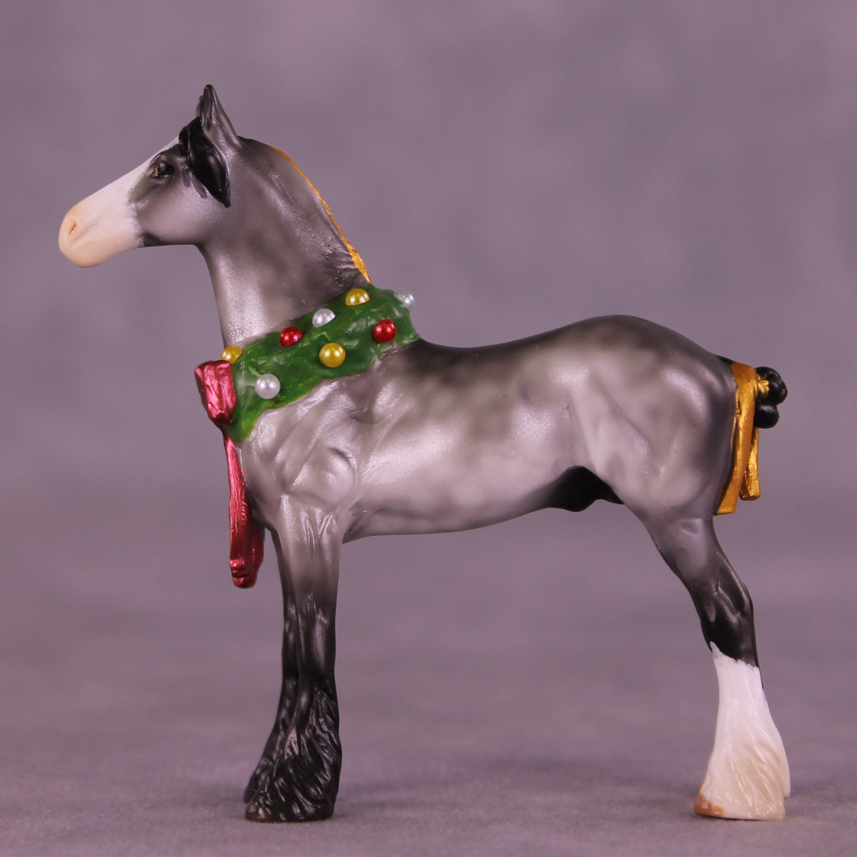 Jingle Bells OOAK EFCM Chip Standing Drafter by Kristen Cermele GS1225