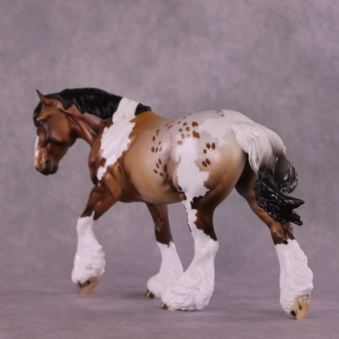 "Cinnamon Sugar" OOAK FCM Irish Cob by Dawn Quick EQ25