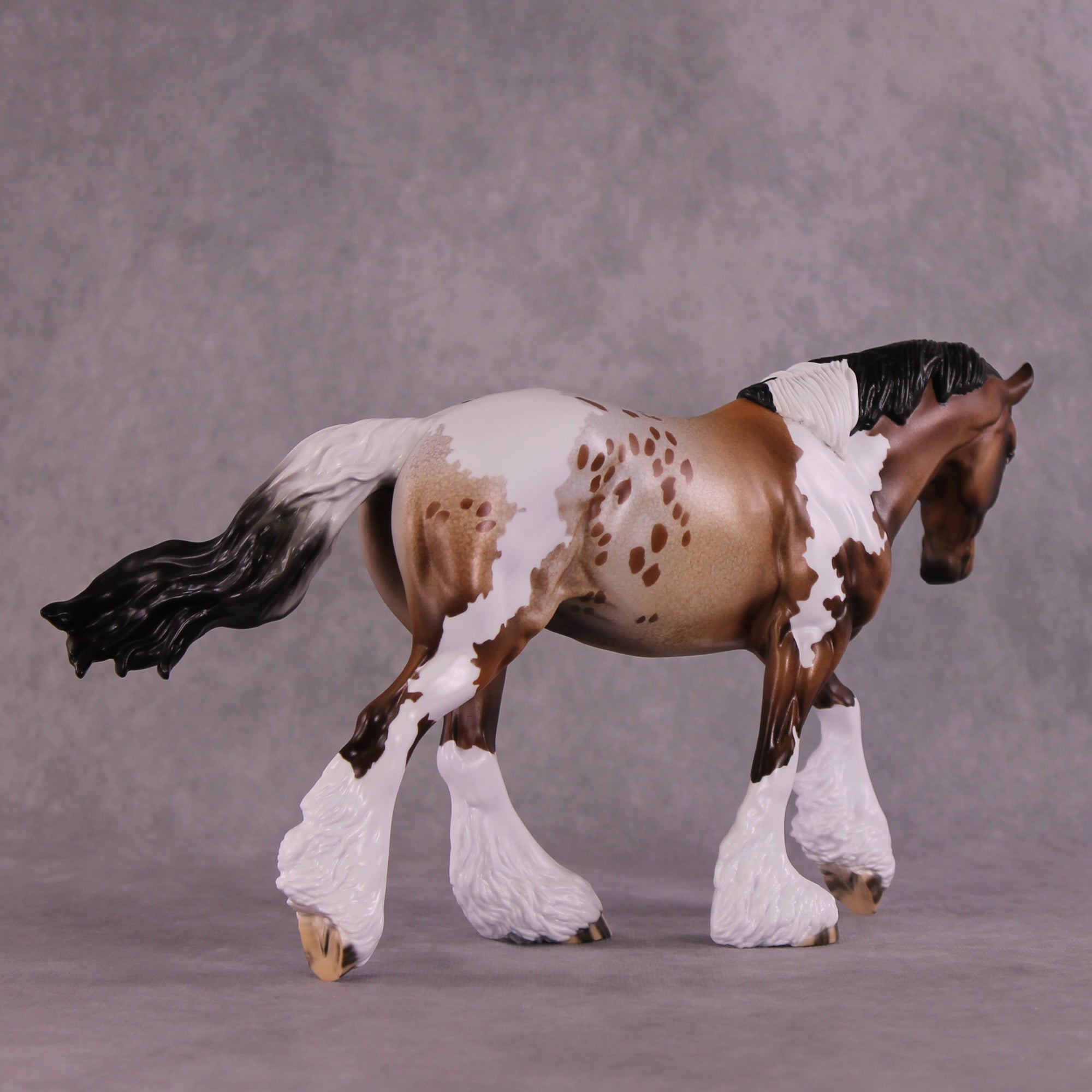 "Cinnamon Sugar" OOAK FCM Irish Cob by Dawn Quick EQ25
