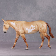Butterscotch OOAK Red Dun Pinto Mule By Angela Marleau HS24