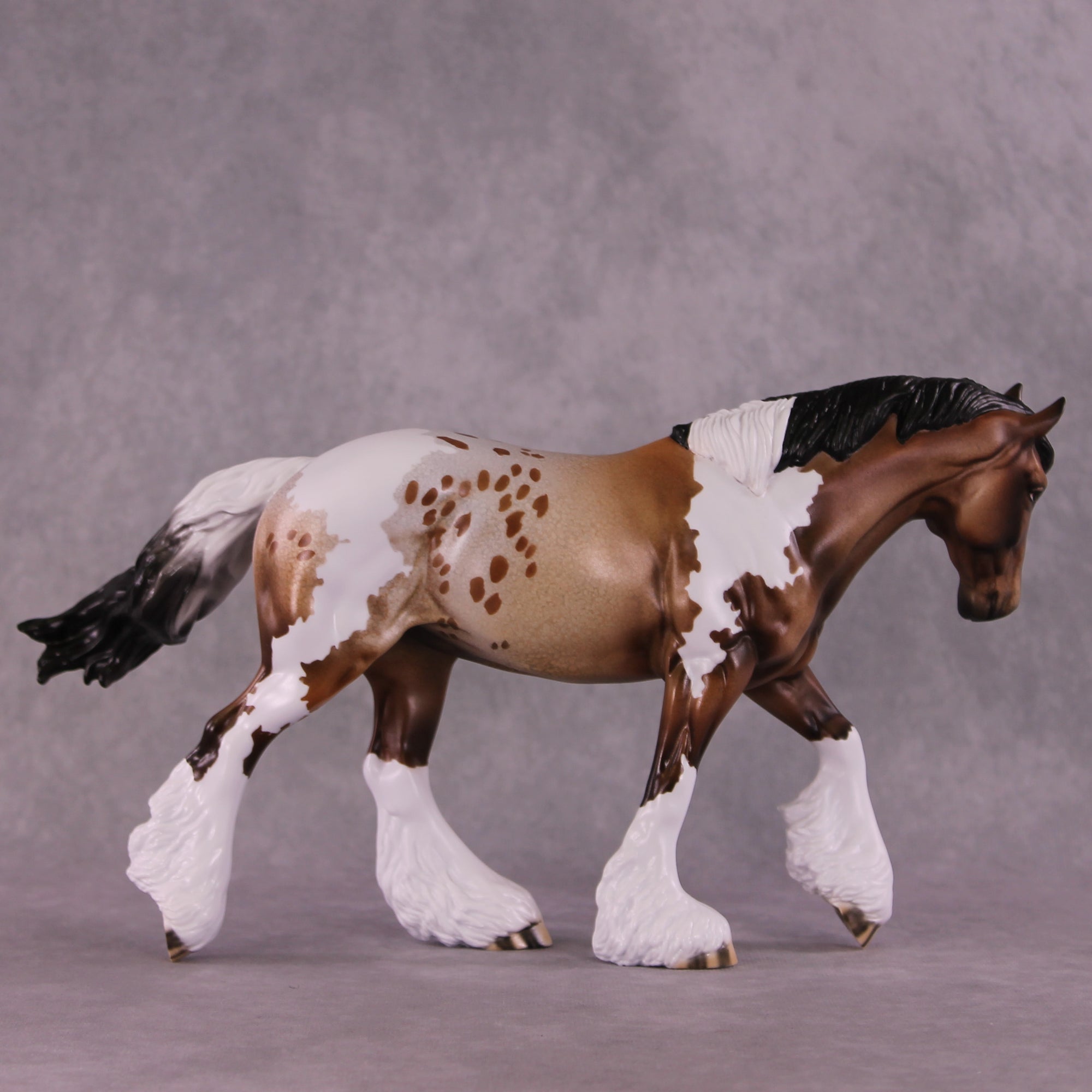 "Cinnamon Sugar" OOAK FCM Irish Cob by Dawn Quick EQ25