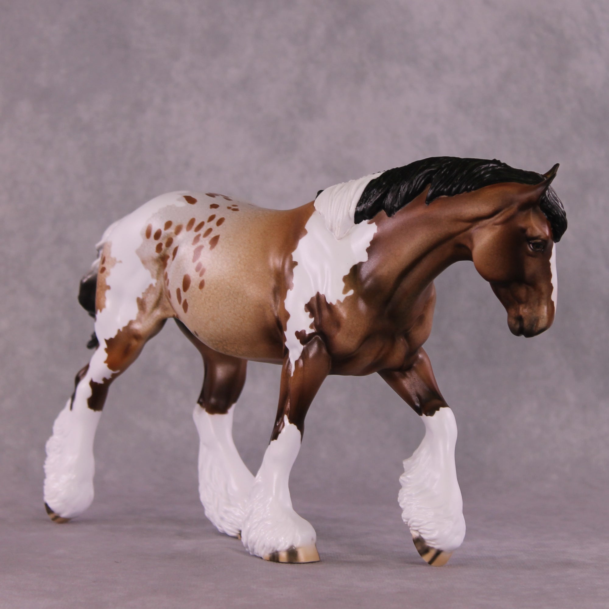 "Cinnamon Sugar" OOAK FCM Irish Cob by Dawn Quick EQ25