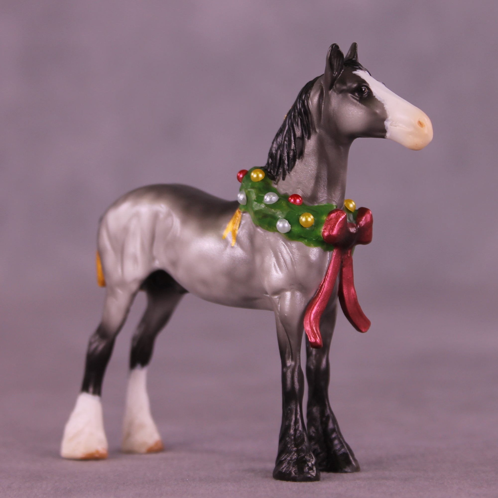 Jingle Bells OOAK EFCM Chip Standing Drafter by Kristen Cermele GS1225