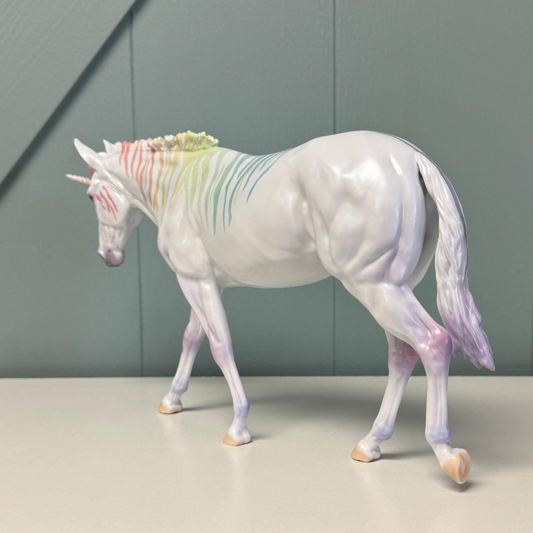 The Squad LE-15 2024 Events Volunteer Model Pastel Zebra Unicorn Mule By Ashley Palmer & Ellen Robbins