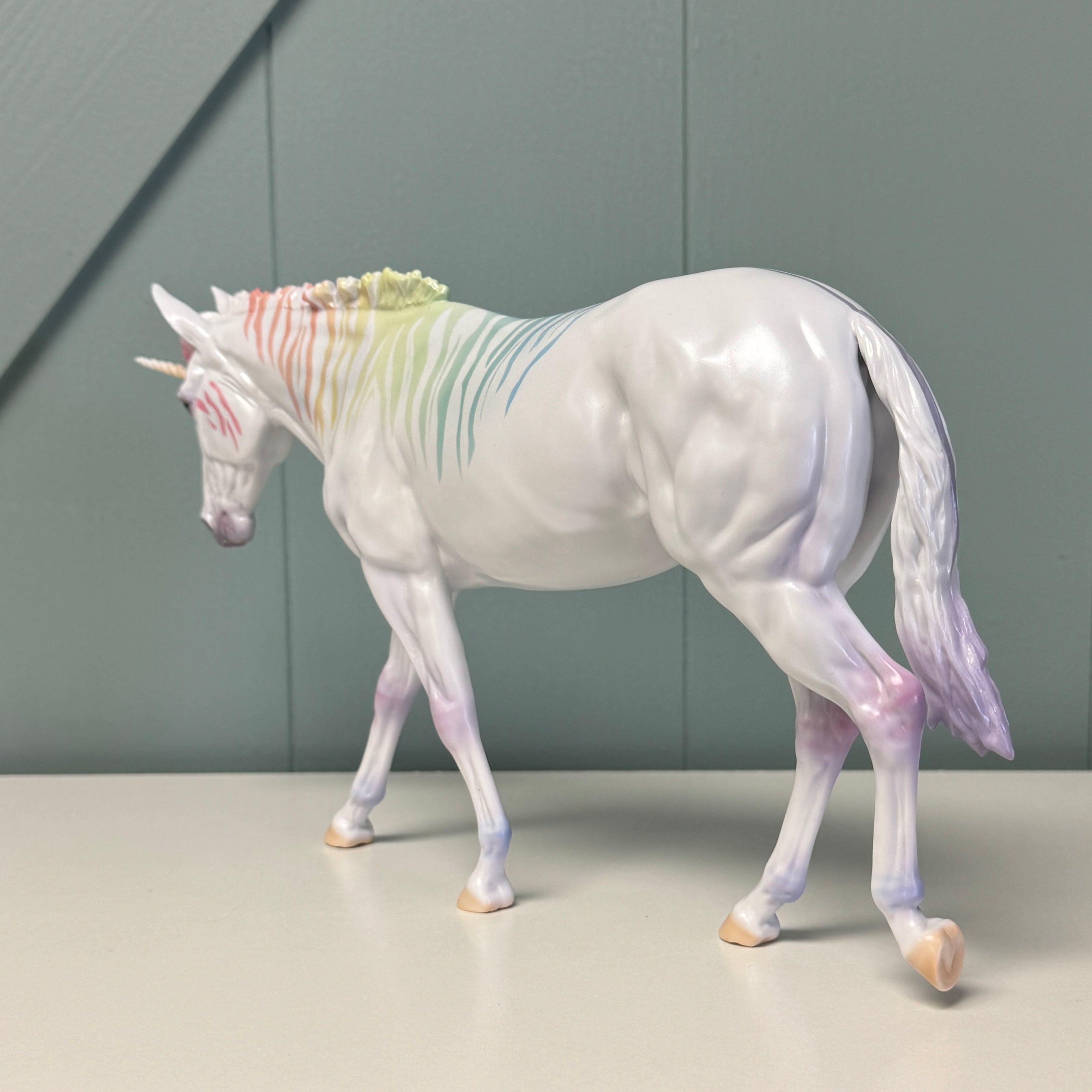 The Squad LE-15 2024 Events Volunteer Model Pastel Zebra Unicorn Mule By Ashley Palmer & Ellen Robbins