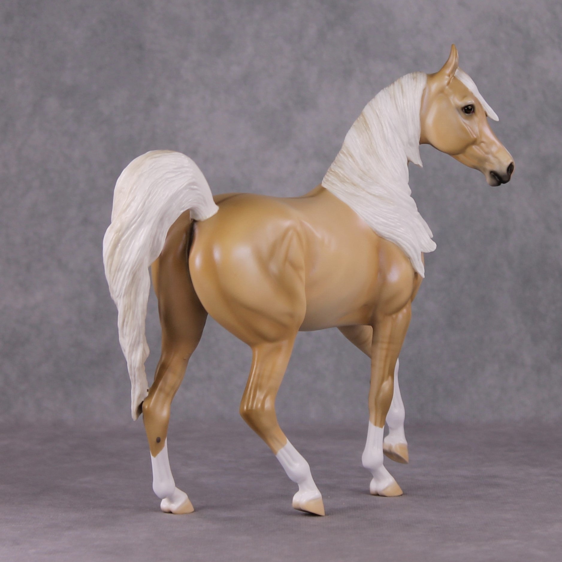 Winter Sunshine OOAK Dunalino with Blue Interference Arab Mare By Ellen Robbins HS24