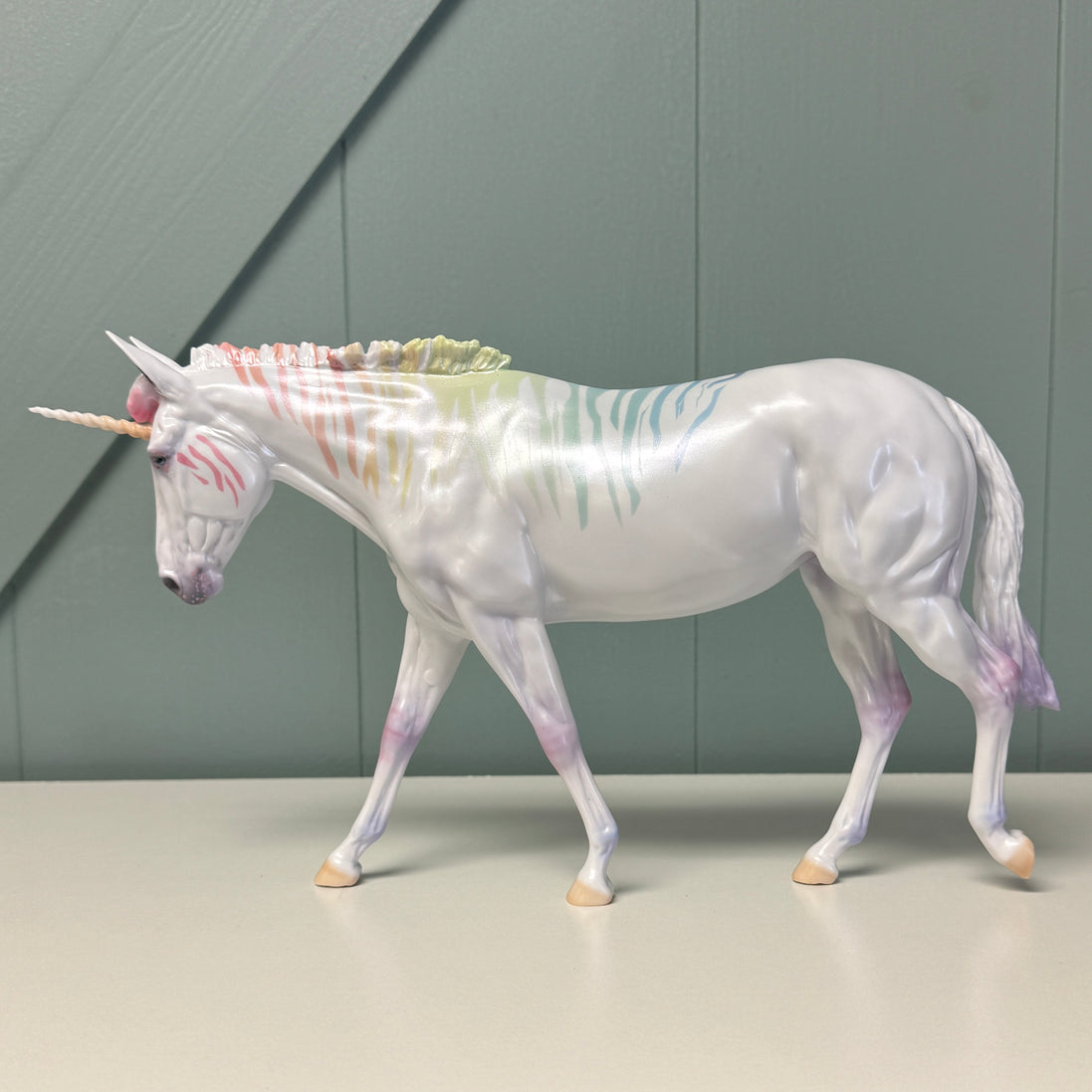 The Squad LE-15 2024 Events Volunteer Model Pastel Zebra Unicorn Mule By Ashley Palmer & Ellen Robbins