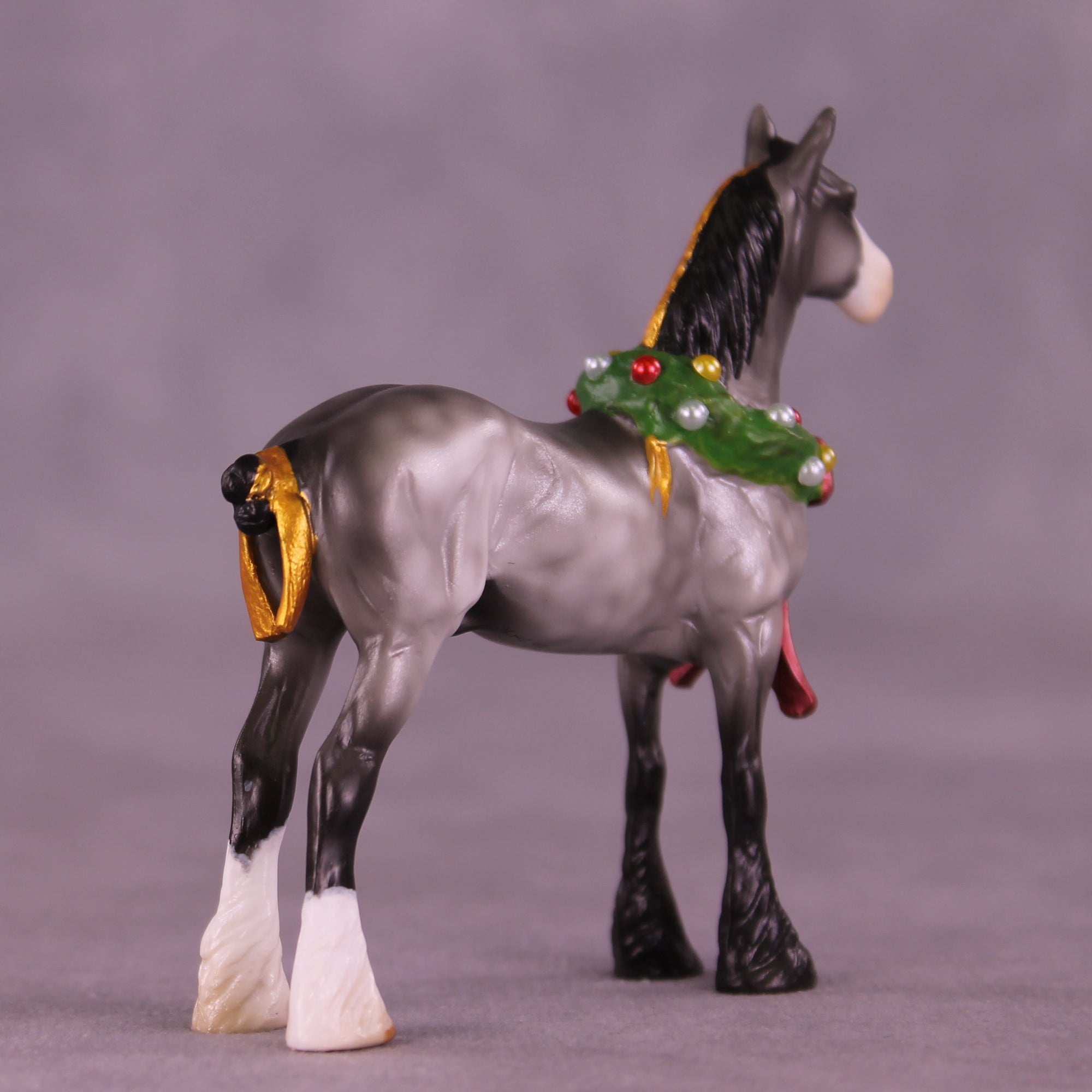 Jingle Bells OOAK EFCM Chip Standing Drafter by Kristen Cermele GS1225