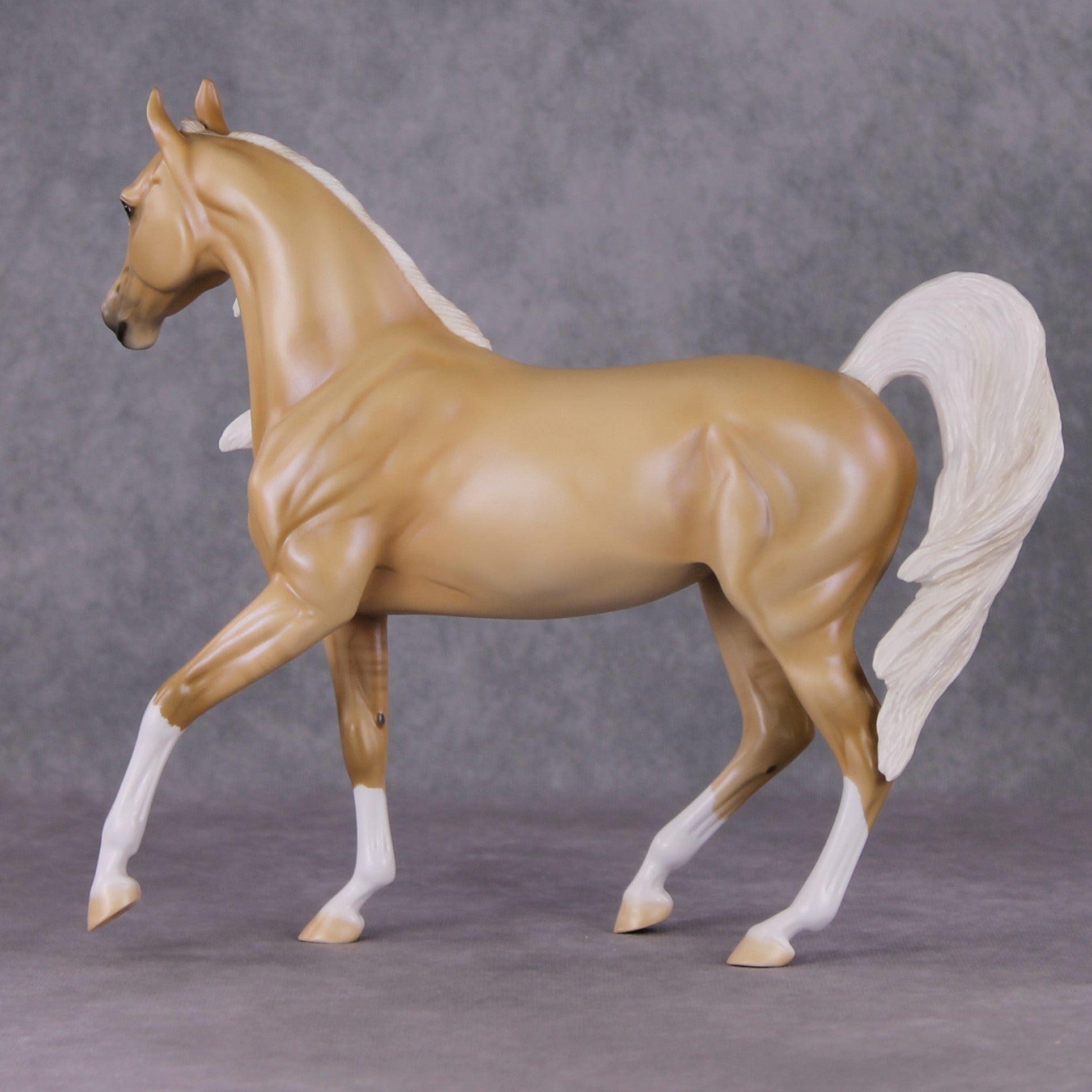 Winter Sunshine OOAK Dunalino with Blue Interference Arab Mare By Ellen Robbins HS24