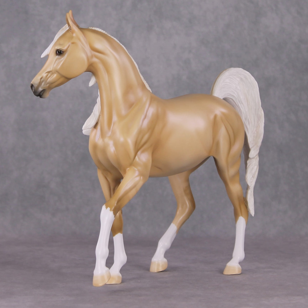 Winter Sunshine OOAK Dunalino with Blue Interference Arab Mare By Ellen Robbins HS24