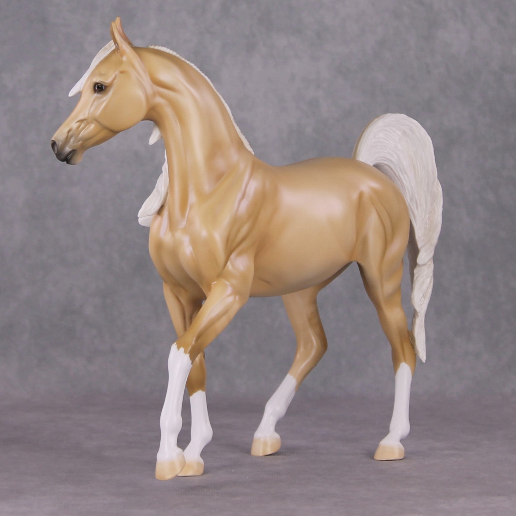 Winter Sunshine OOAK Dunalino with Blue Interference Arab Mare By Ellen Robbins HS24