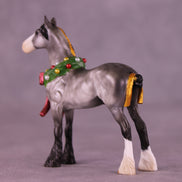 Jingle Bells OOAK EFCM Chip Standing Drafter by Kristen Cermele GS1225