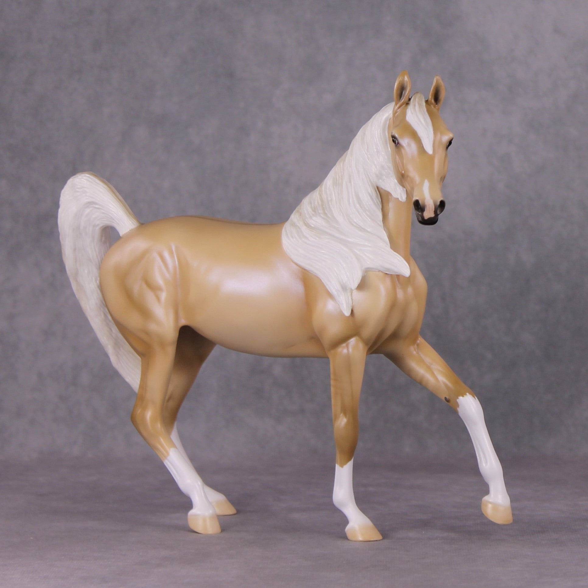 Winter Sunshine OOAK Dunalino with Blue Interference Arab Mare By Ellen Robbins HS24