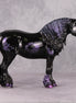 Night Time Noel OOAK Galaxy Purple Nebula Deco Heavy Draft By Ashley Palmer HS24