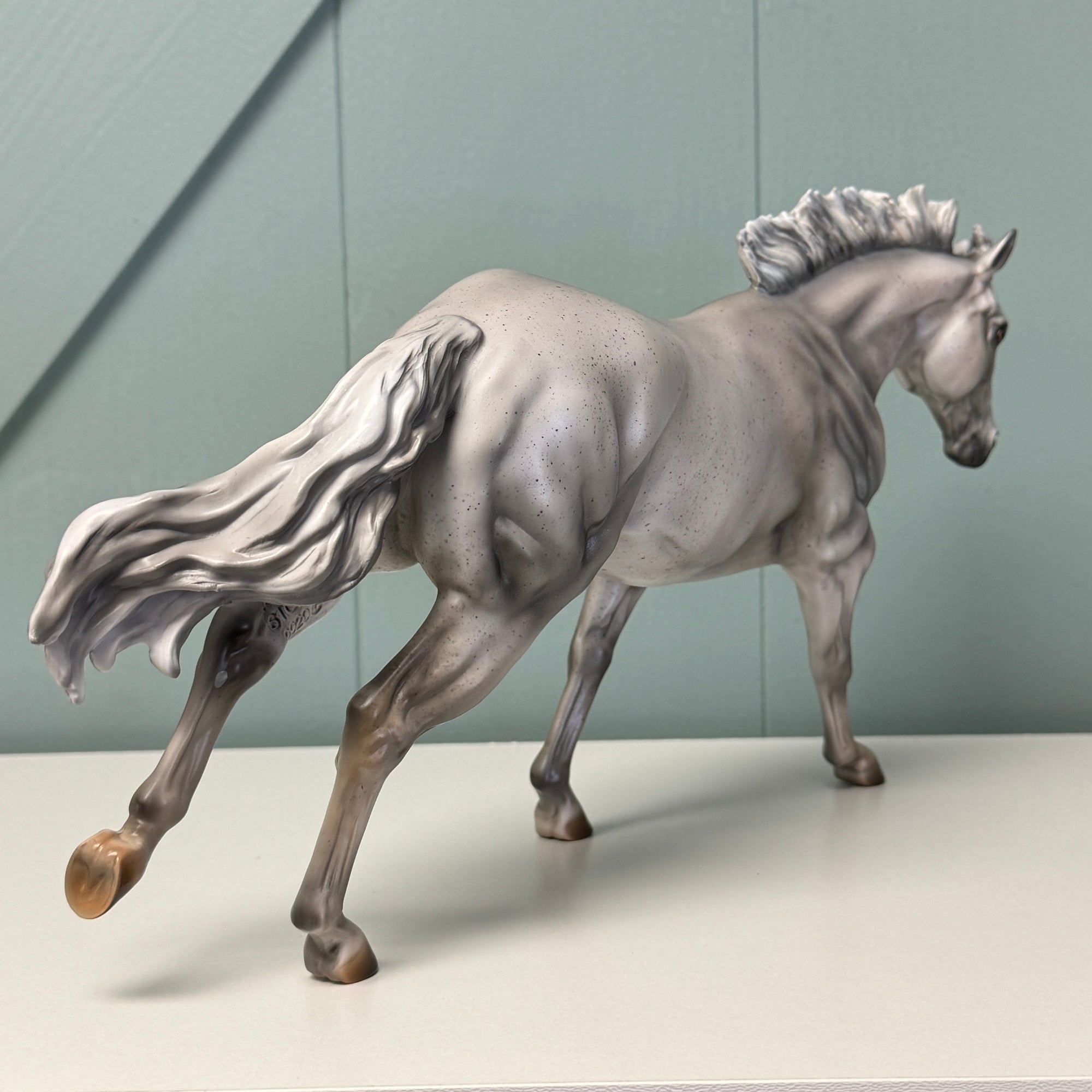 Airport Prosecco OOAK Fleabitten Grey Remy By Julie Keim EQ24