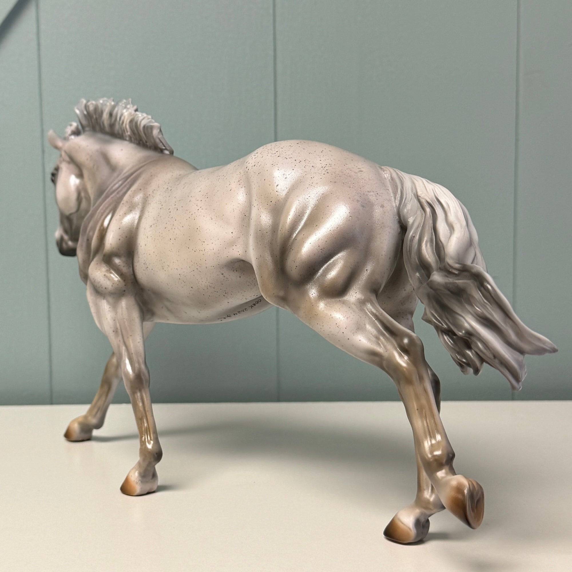 Airport Prosecco OOAK Fleabitten Grey Remy By Julie Keim EQ24