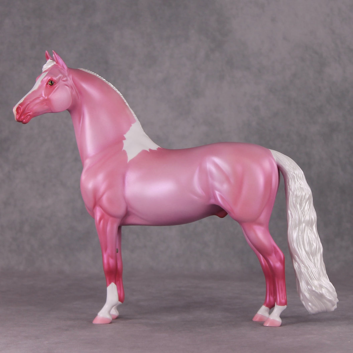 Pink Peppermint Kiss OOAK Pink Deco Morgan By Ashley Palmer HS24