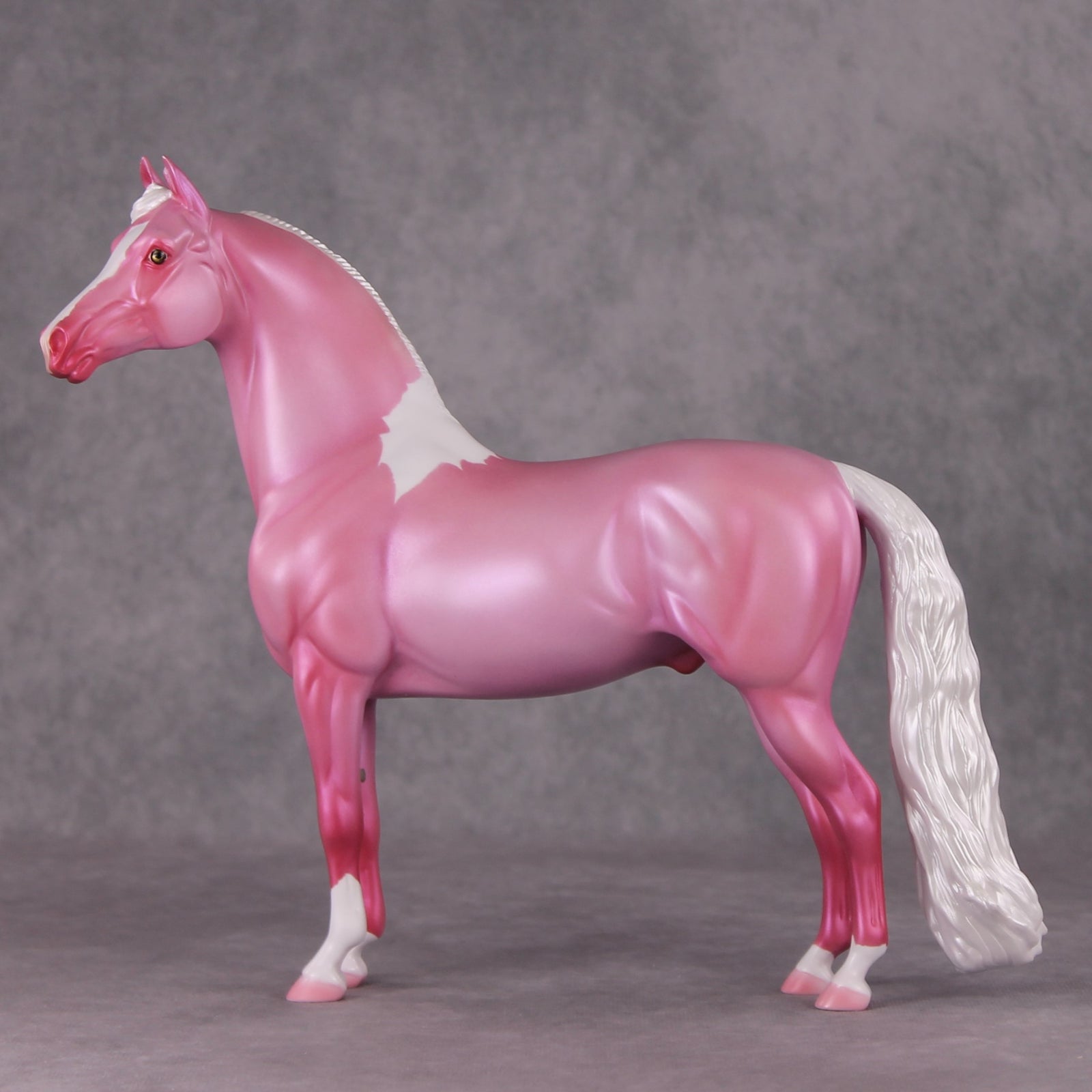 Pink Peppermint Kiss OOAK Pink Deco Morgan By Ashley Palmer HS24