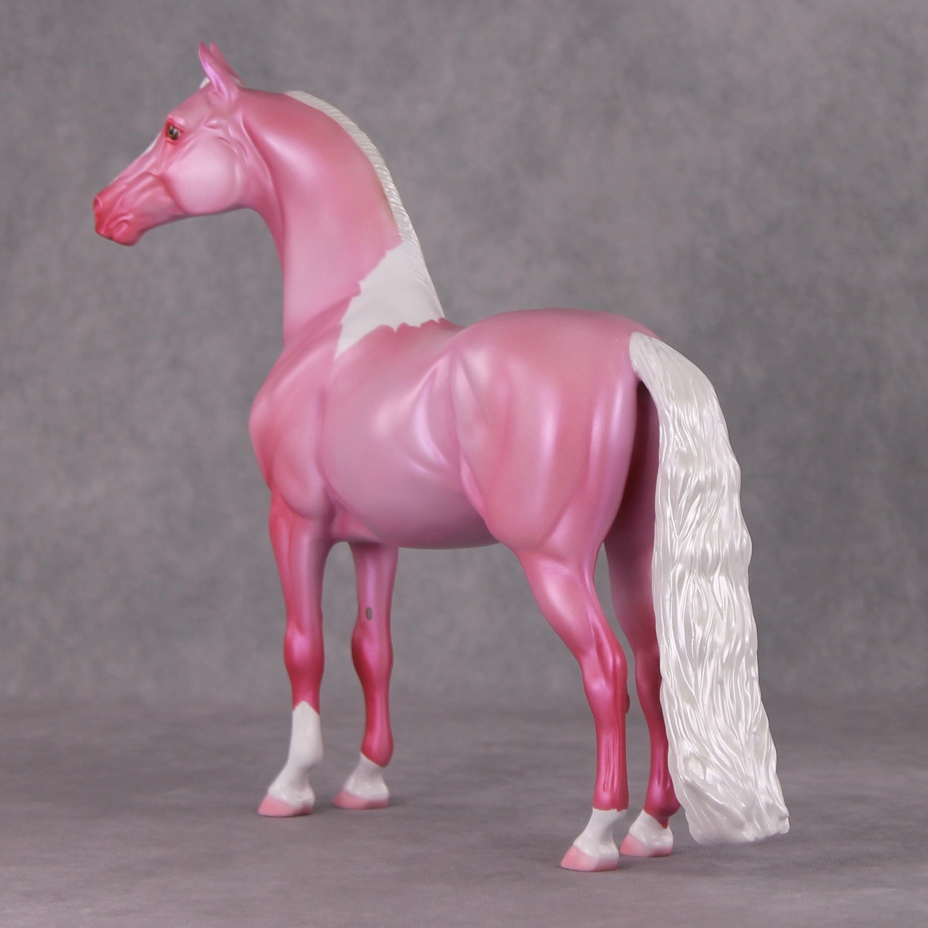 Pink Peppermint Kiss OOAK Pink Deco Morgan By Ashley Palmer HS24