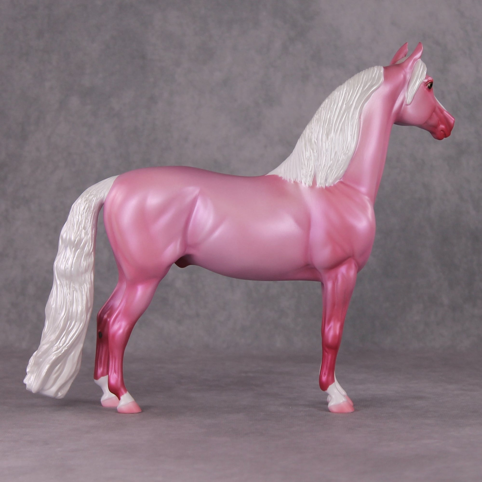 Pink Peppermint Kiss OOAK Pink Deco Morgan By Ashley Palmer HS24