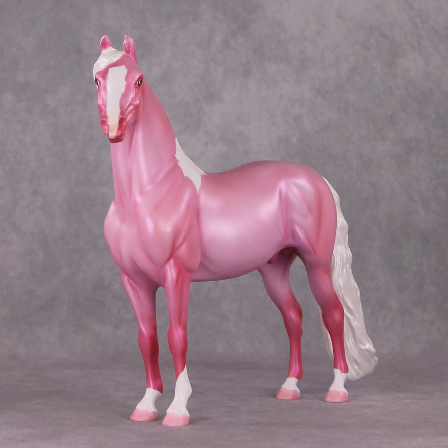 Pink Peppermint Kiss OOAK Pink Deco Morgan By Ashley Palmer HS24