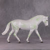 Evergreen OOAK Pearl Dappled Green Going Grey Irish Draught By Ellen Robbins HS24
