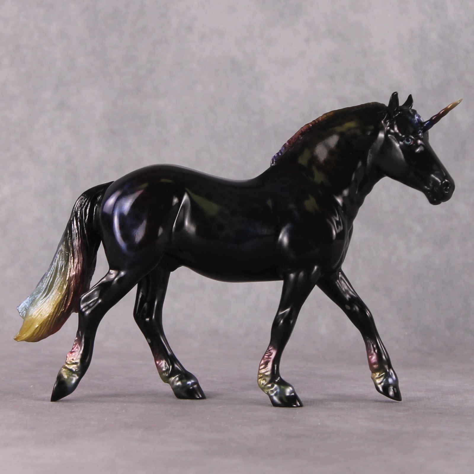 "Refraction Index"  OOAK Glossy FCM Pebble Draft By Ellen Robbins SHCF25