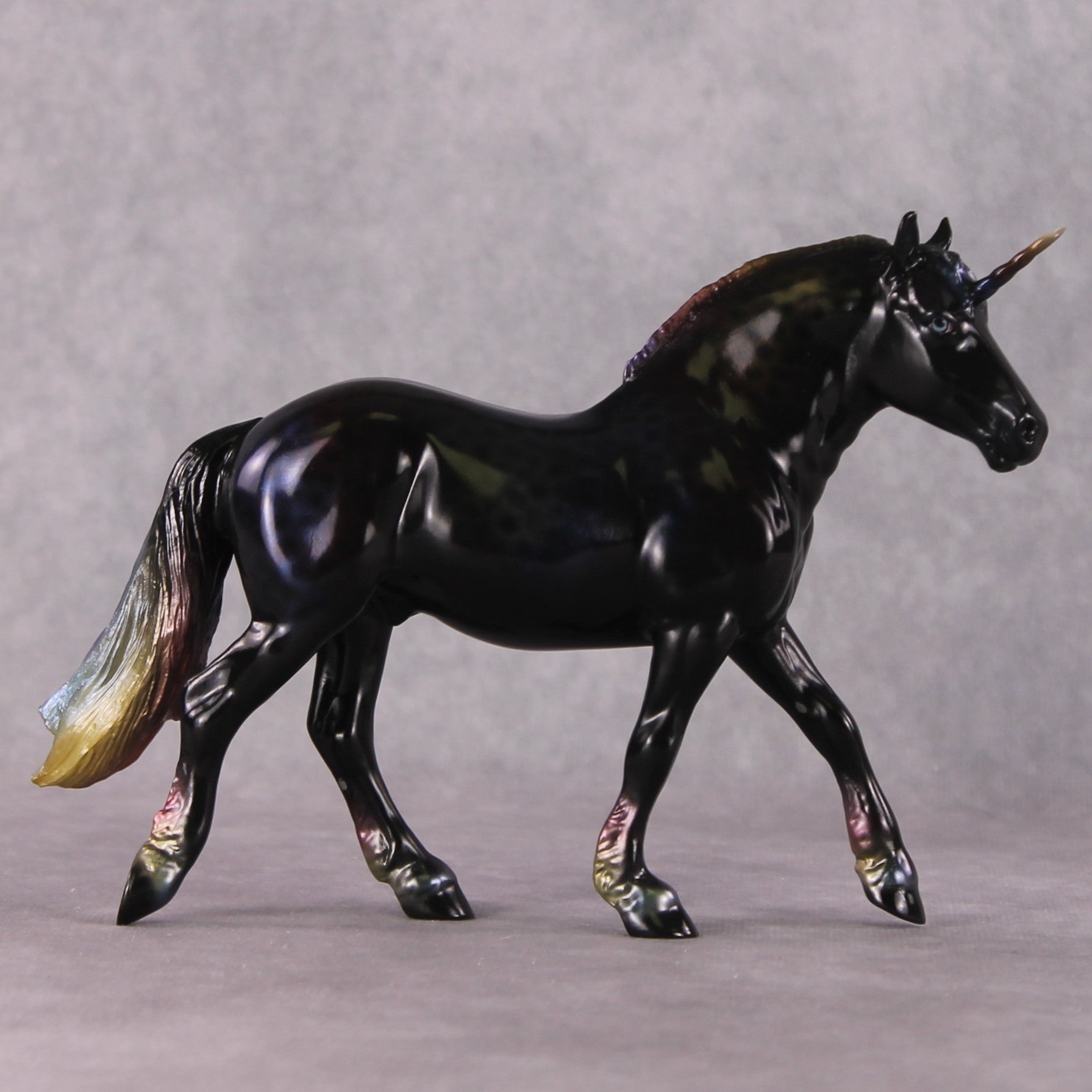 "Refraction Index"  OOAK Glossy FCM Pebble Draft By Ellen Robbins SHCF25