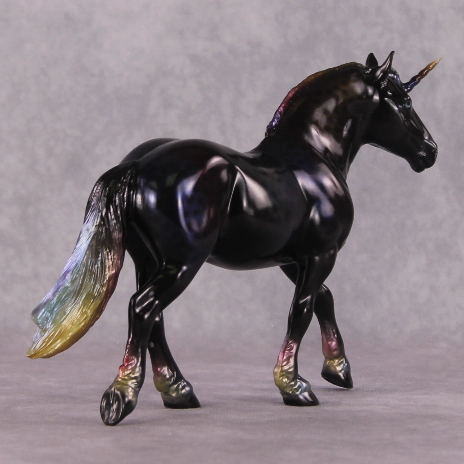 "Refraction Index"  OOAK Glossy FCM Pebble Draft By Ellen Robbins SHCF25