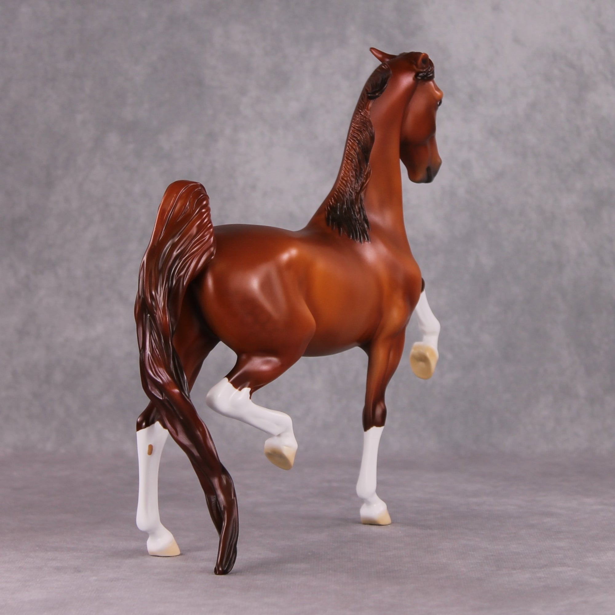 I Want What I Want OOAK Dappled Chestnut American Saddlebred By Ellen Robbins HS24