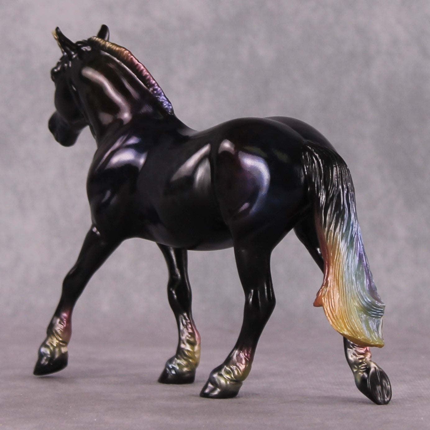 "Refraction Index"  OOAK Glossy FCM Pebble Draft By Ellen Robbins SHCF25