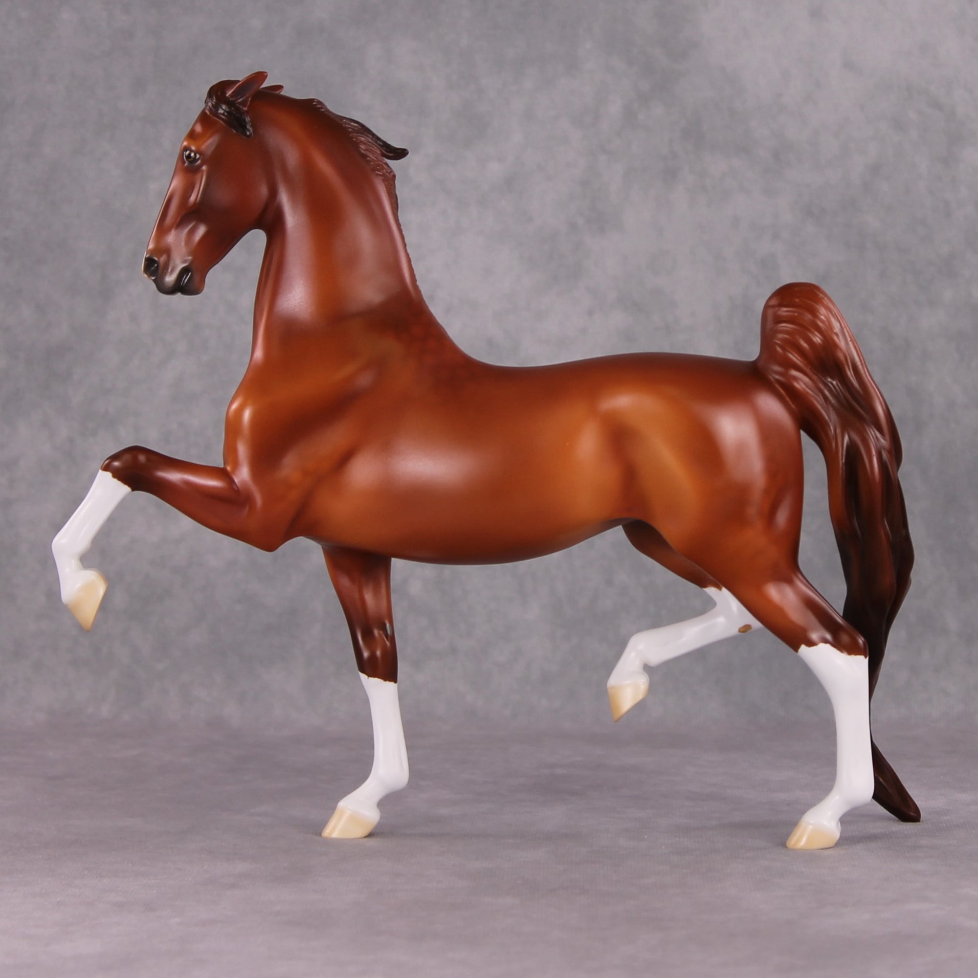 I Want What I Want OOAK Dappled Chestnut American Saddlebred By Ellen Robbins HS24