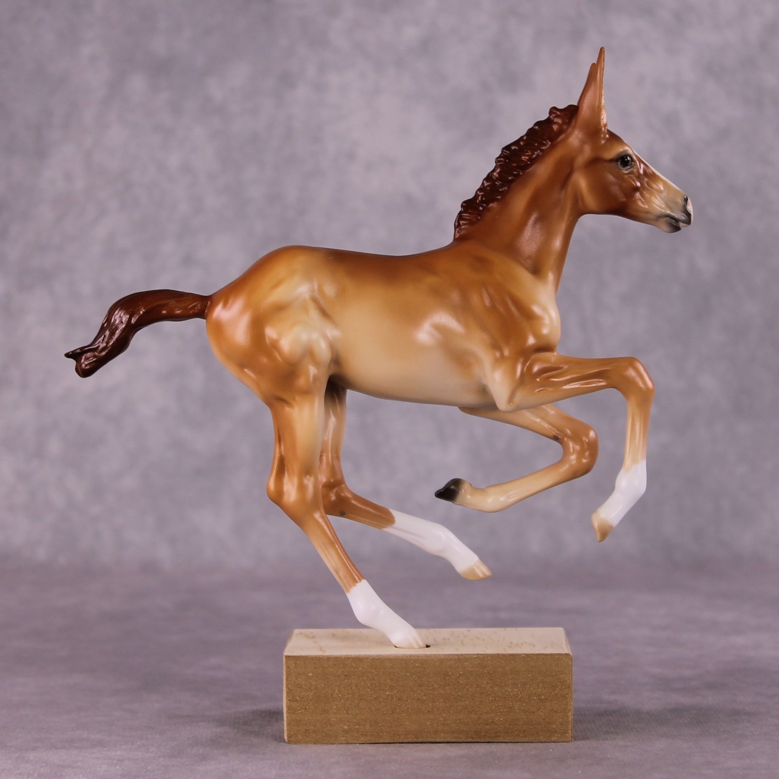 "Miss Communication" OOAK Pimento Foal Blind Bag by Ellen Robbins SHCF25