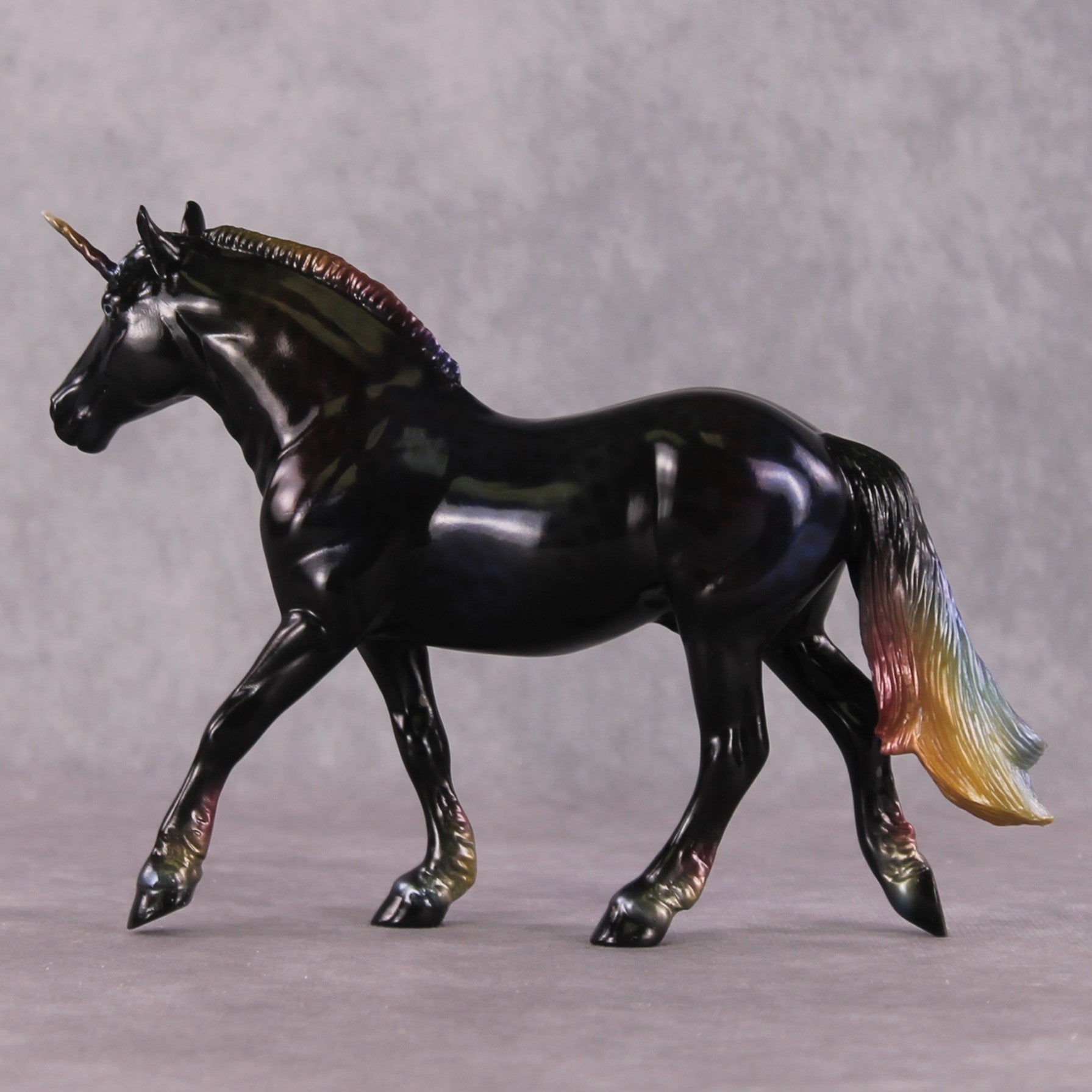 "Refraction Index"  OOAK Glossy FCM Pebble Draft By Ellen Robbins SHCF25