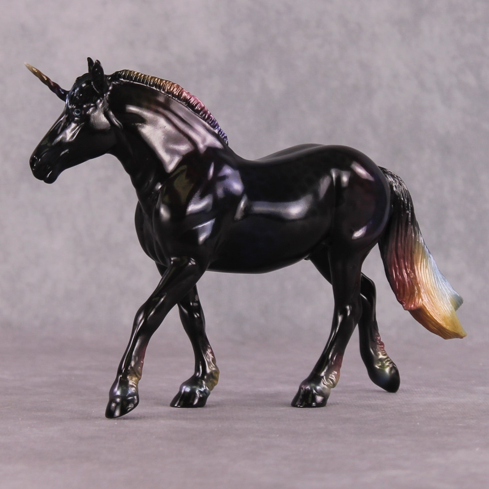 "Refraction Index"  OOAK Glossy FCM Pebble Draft By Ellen Robbins SHCF25