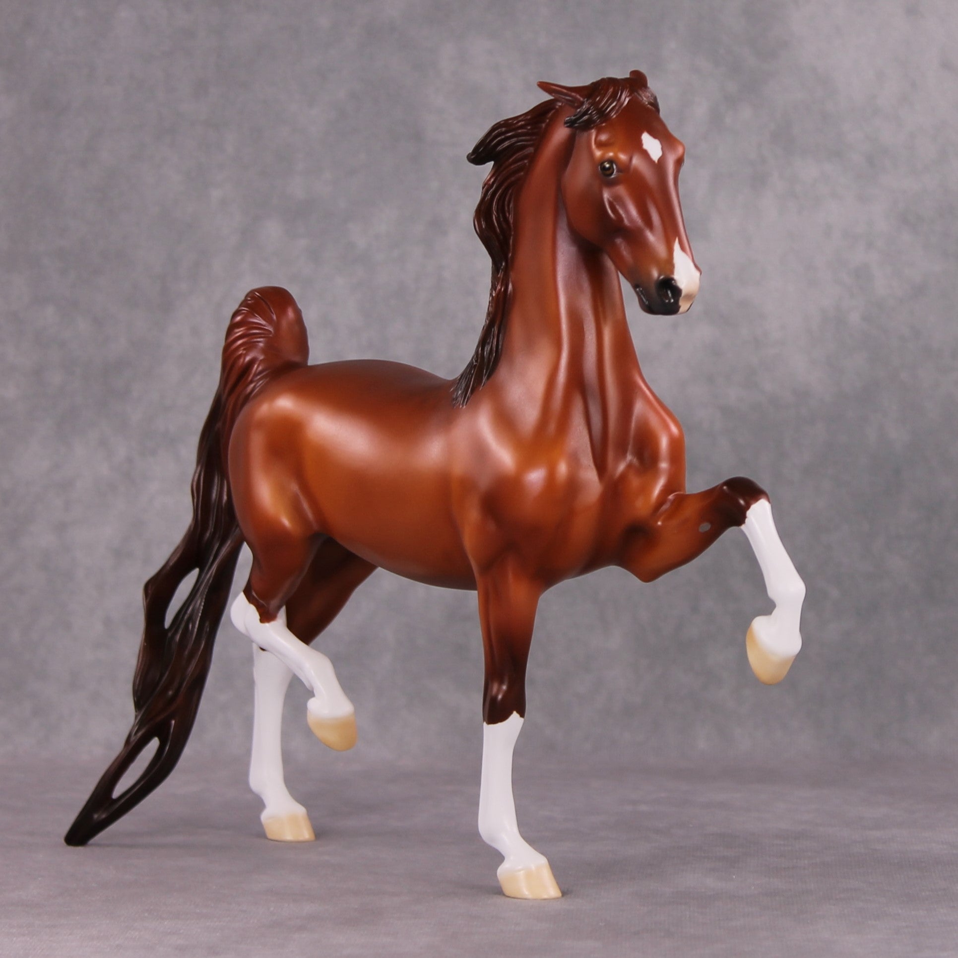 I Want What I Want OOAK Dappled Chestnut American Saddlebred By Ellen Robbins HS24
