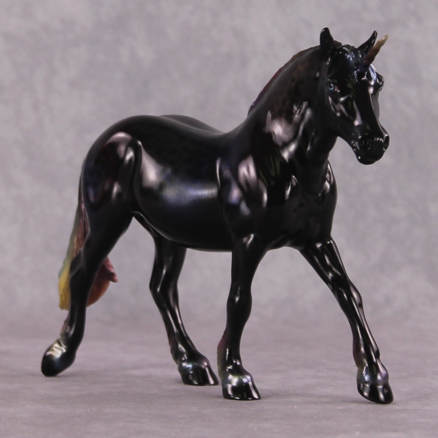 "Refraction Index"  OOAK Glossy FCM Pebble Draft By Ellen Robbins SHCF25