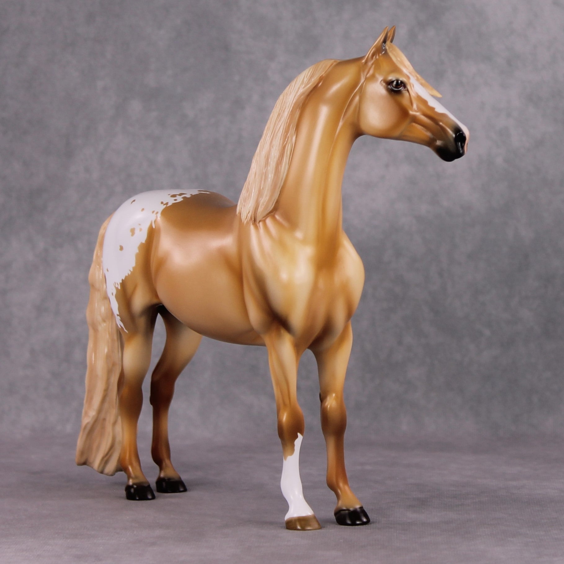 Missing Spring OOAK Palomino Appaloosa Custom Mare Morgan By Angela Marleau HS24