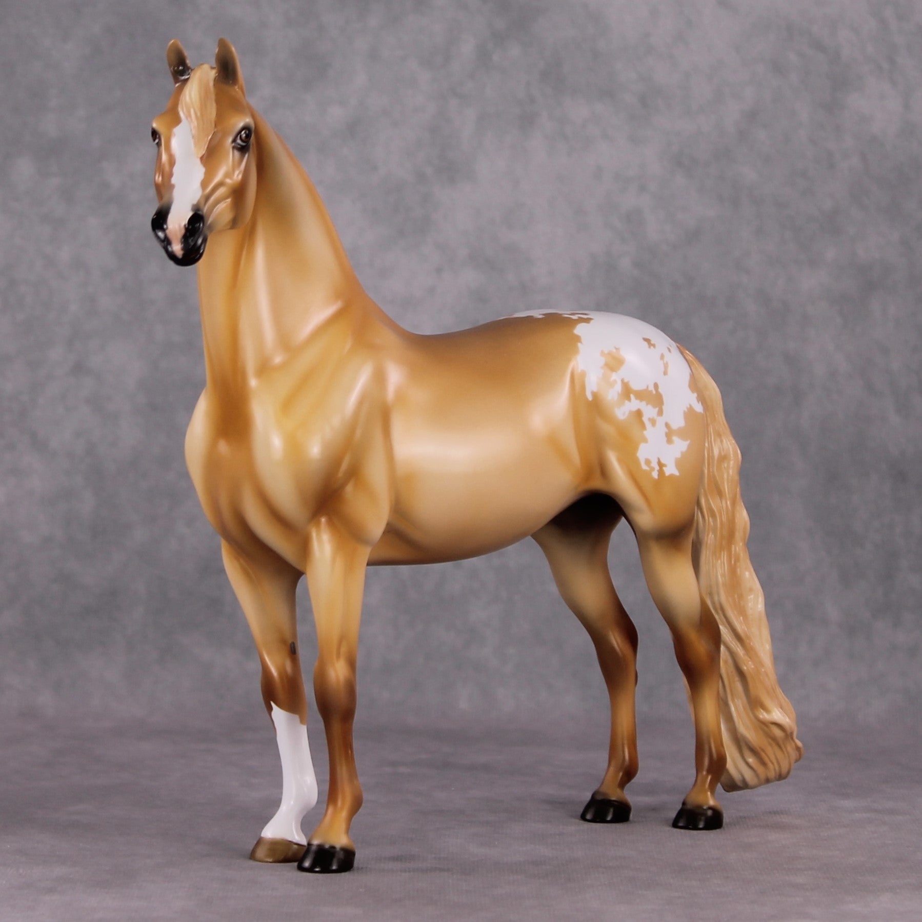 Missing Spring OOAK Palomino Appaloosa Custom Mare Morgan By Angela Marleau HS24