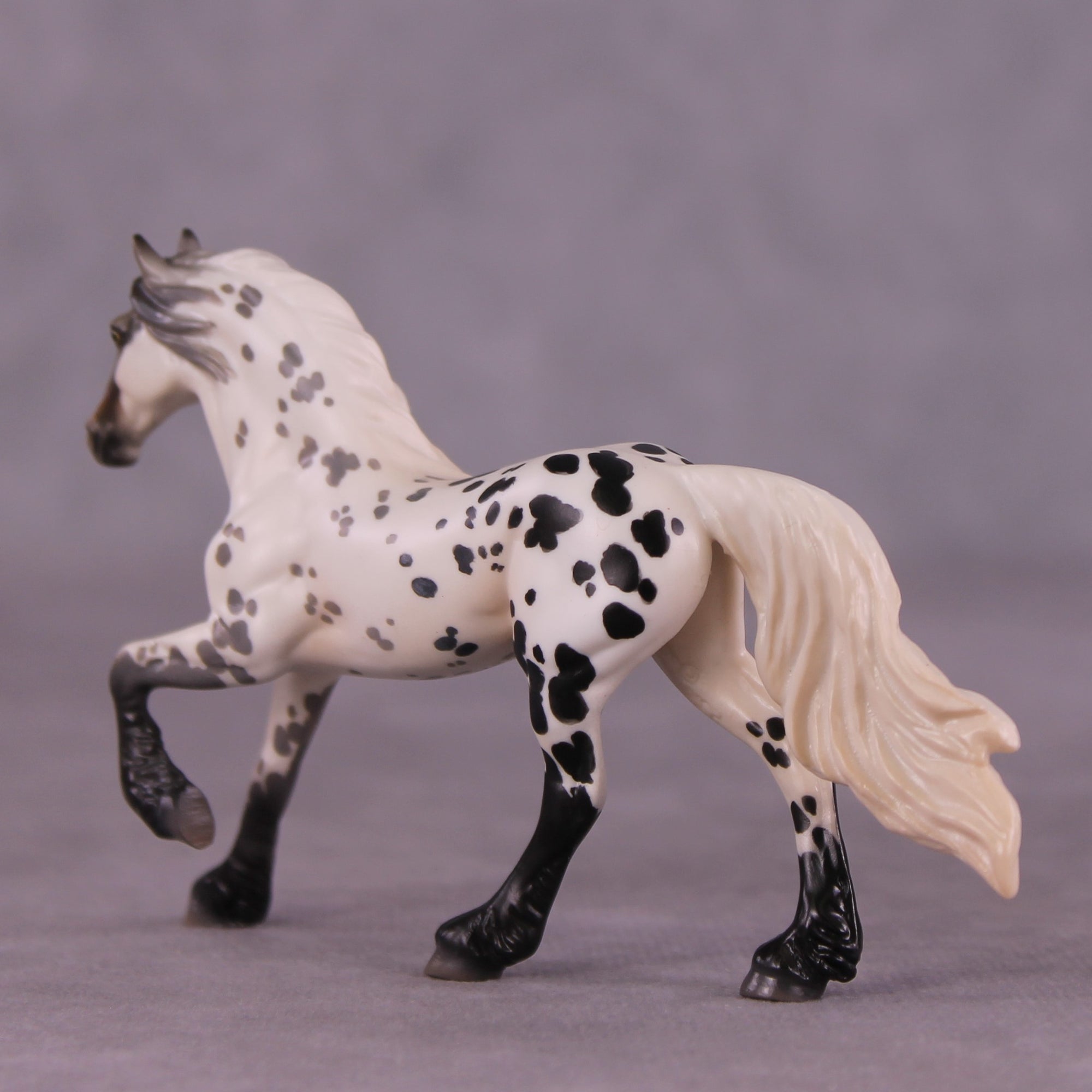 "Steve" OOAK Friesian Chip by Jess Hamill MS25