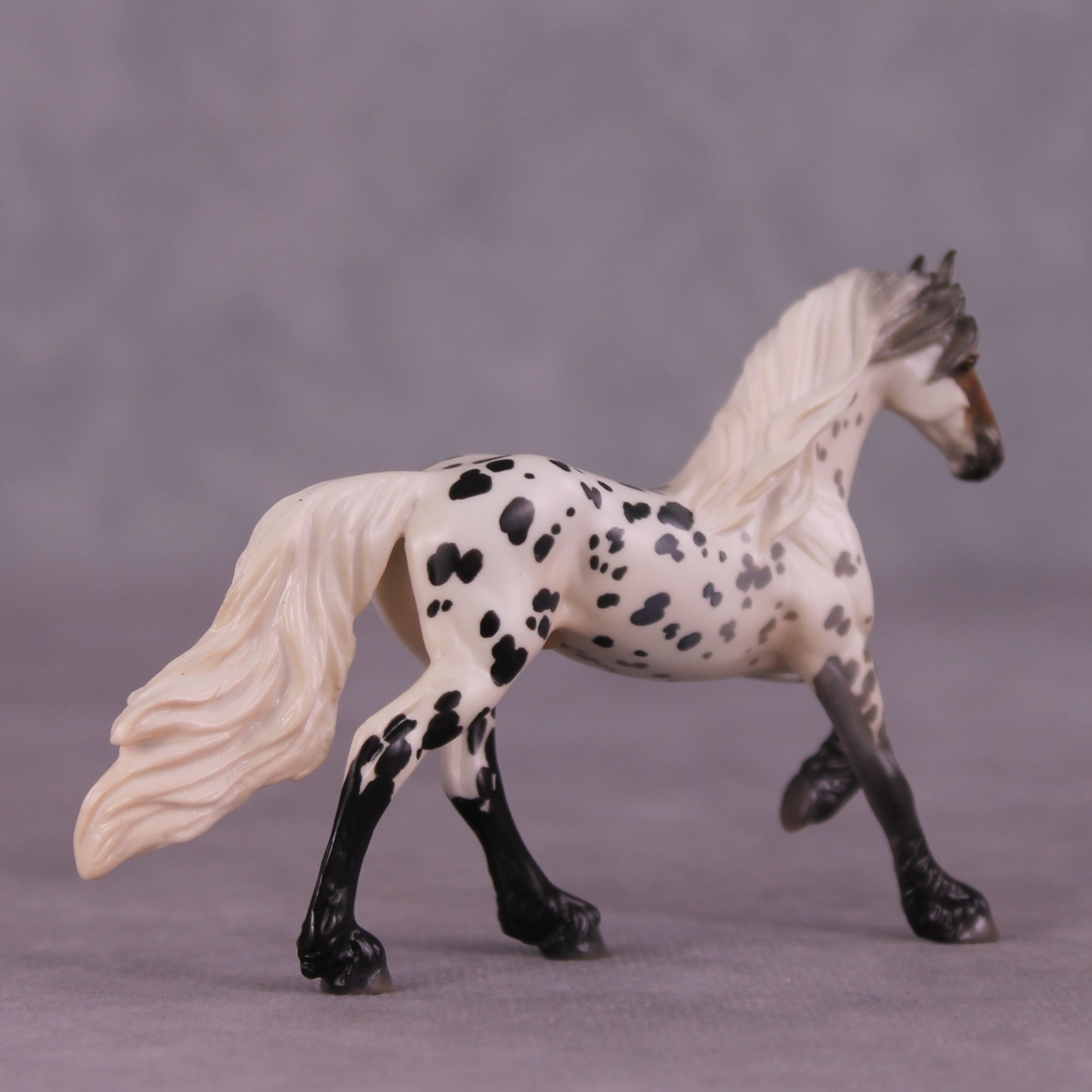 "Steve" OOAK Friesian Chip by Jess Hamill MS25