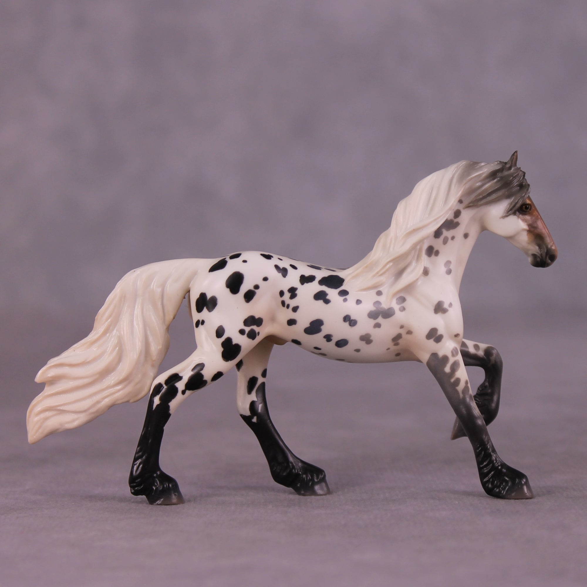 "Steve" OOAK Friesian Chip by Jess Hamill MS25