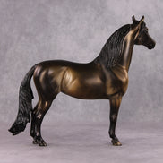 December Rest OOAK Dark Metallic Buckskin Morgan By Dawn Quick HS24