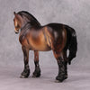 Running With Scissors OOAK Dappled Bay Heavy Draft By Dawn Quick HS24